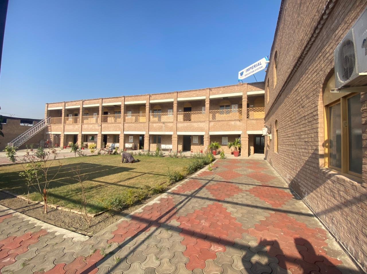 Imperial Education System campus courtyard